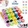 Sanrio Fun Stamps Kuromi My Melody Pochacco Kids Educational Toy Journal Material Class Reward Portable Gift Box