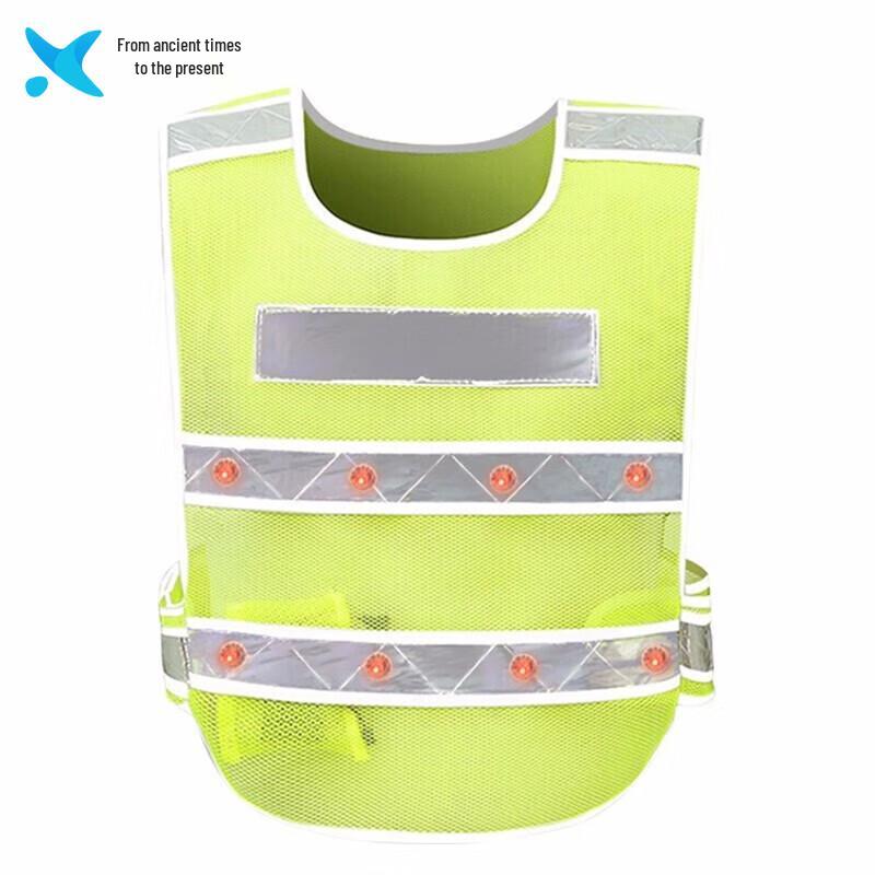 LED Safety Reflective Vest with 3 Light Modes