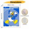 Disney Donald Duck Painting Art Home Bedroom Wall Decoration Handmade Diy Gift Kit for Adults