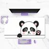 Simple Hand Drawn Panda Large Size Playmat Cute Cartoon Mousepad For Games Laptop Desk