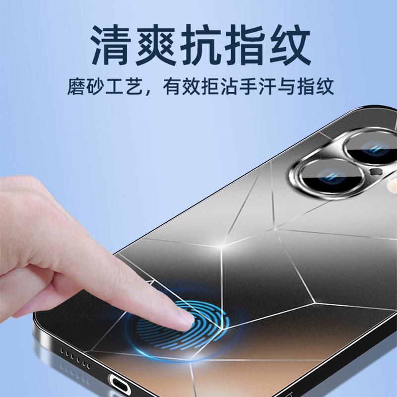 Applicable to Apple 16promax mobile phone case, new iPhone17 anti-drop lens film all-inclusive 14/13 simple 12