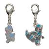 Pokemon Center National Pokedex Metal Charm #408 Cranidos & #409 Rampardos