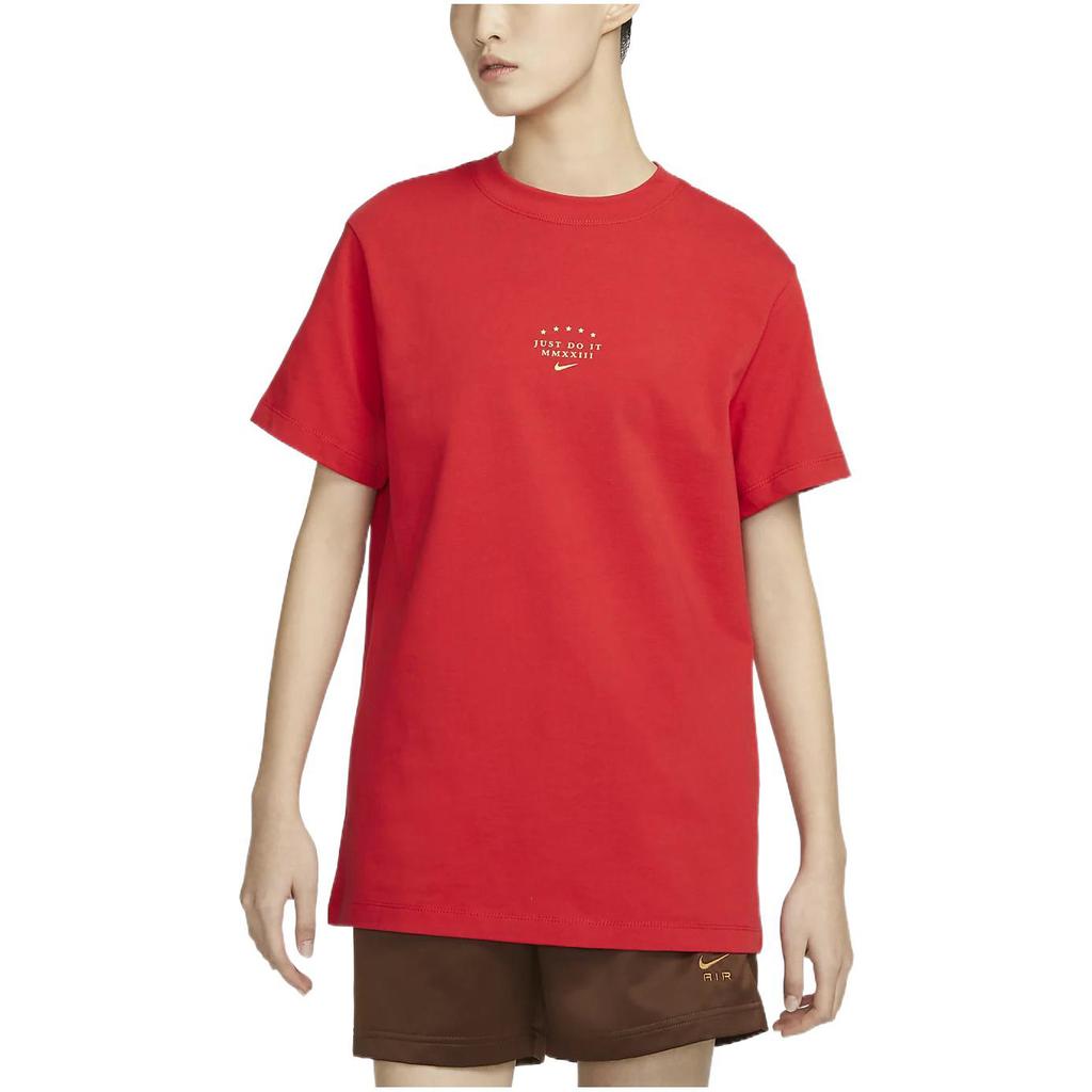 Nike Sportswear Women's Heavyweight Short-Sleeve T-Shirt Red DX7941-657