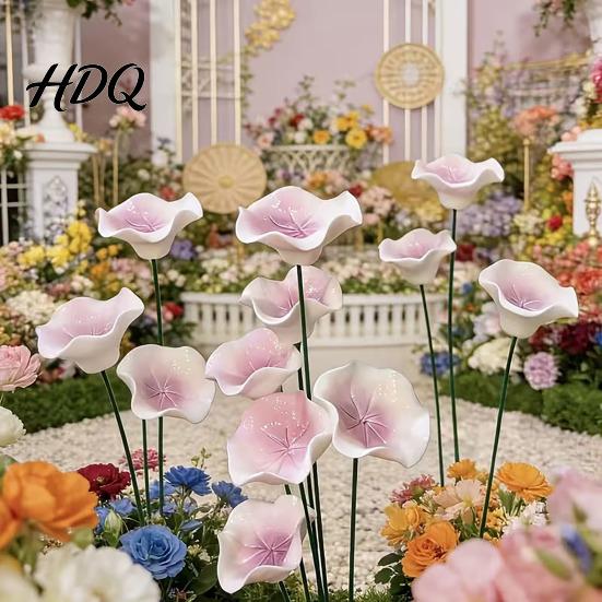 Bee Waterer Watering Station Ceramic Flower Shaped Waterer Vivid Realistic And Home