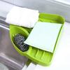 Kitchen Triangle Shelf Sink Dish Drain Rack Bathroom Soap Sponge Holder Storage