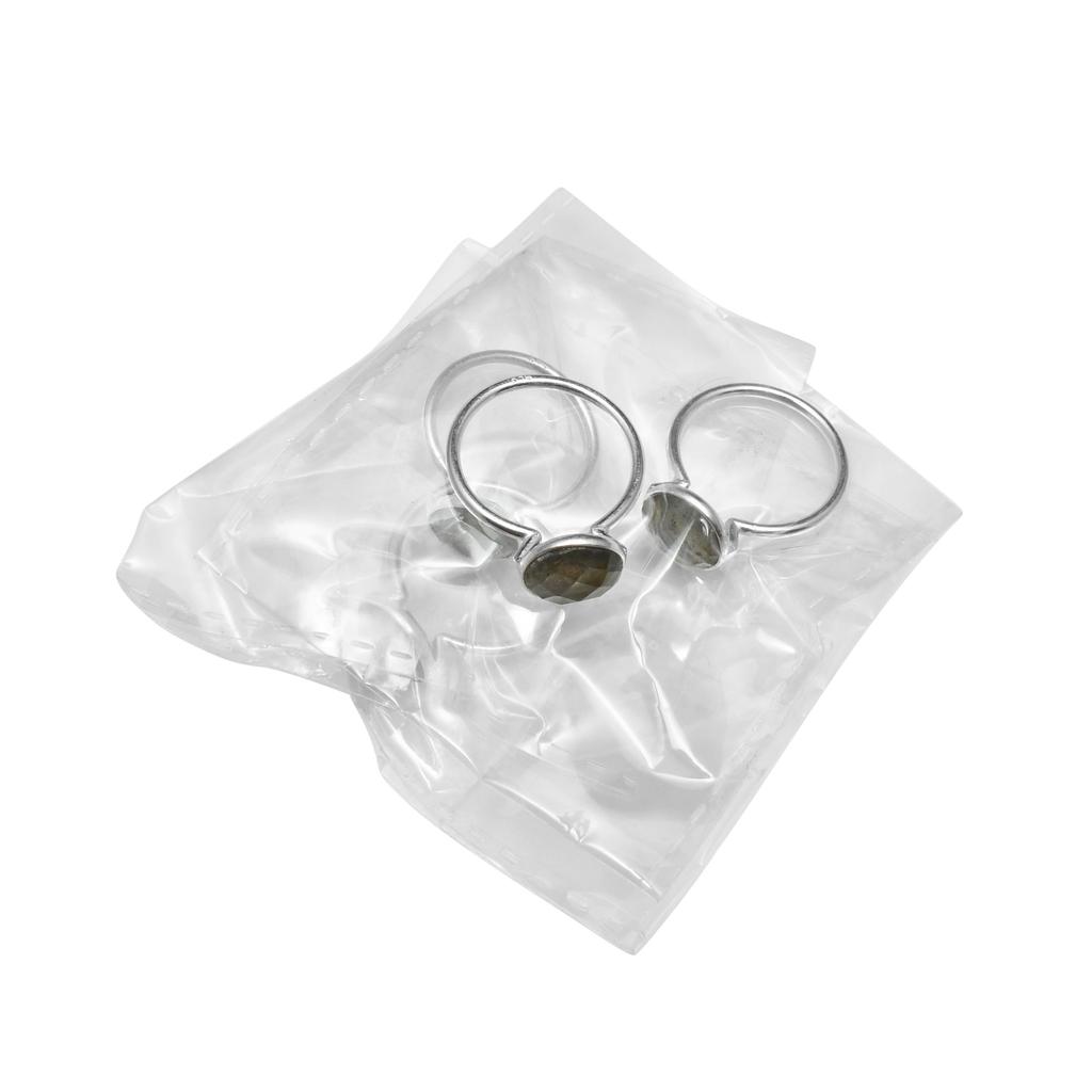 Natural Labradorite Gemstone Ring, 925 Sterling Silver, Solitaire Ring, Round Gemstone, Handmade Ring Jewelry, Gift for Easter, Ring Size - 5