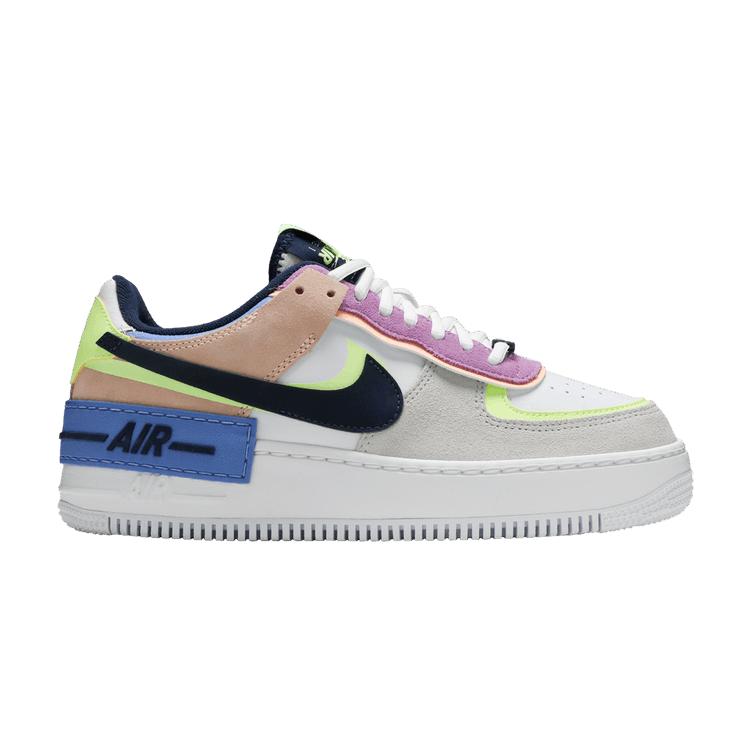 Nike Wmns Air Force 1 Shadow  Crimson Tint Volt  38.5