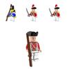 Pirate-themed Medieval Navy Admiral Building Blocks 4.5cm Height Abs Plastic