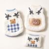 Warm Fleece Cat Vest Plush Fabric Dog Clothes Jacket New Pet Vest  for Autumn and Winter Wear