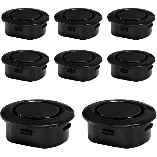 4 Car Rear Bumper Radar Hole Cover,Durable Plastic Front Bumper Sensor Hole Plug,Waterproof Radar Hole Plug Body Protection Accessories,Suitable for