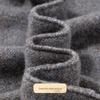 Futing Men's 100% Merino Wool Round Neck Sweater