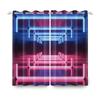 2pcs/set 3D Spacecraft Cabin Window Curtain Science Fiction Futurism Bedroom Living Room Decor Blackout Polyester Fabric Curtain