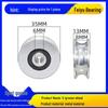 V-Shape Bearing Pulley, Steel Wire Rope Roller, Crane Hardware, U-Shape Groove Wheel.
