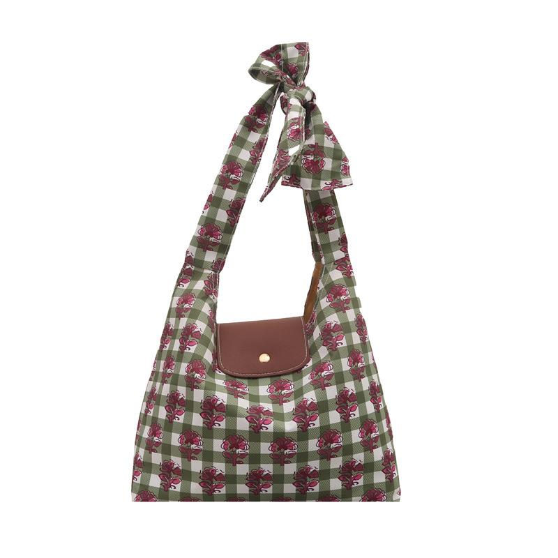 2025 Spring New Casual Simple Tote Bag Women's Commuter Large Capacity Shoulder Bag Fashion Underarm Bag