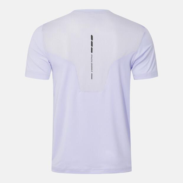 DESCENTE Running Color Block Short Sleeve T-Shirt Purple Sr123Rts22 (B Type)
