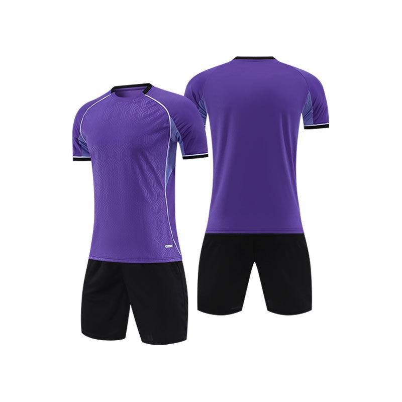 Short-sleeved Football Jersey Set, Competition Training Jersey, Adults and Children with The Same Jersey, Breathable Football Shirt