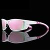 Bicycle Cycling Outdoor Motorcycle Driving Sunglasses Night Vision TAC Lenses PC Frame Brown/Blue UV400 Protective
