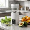 Wireless Electric Fruit Juicer USB Charging Fruit Blender Cup Milkshake Maker  Ice Cube Crushing