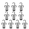 10 Pcs Lightweight Shoes Drying Hooks Plastic Shoe Display Rack Portable Shoe Rack  Retail Use