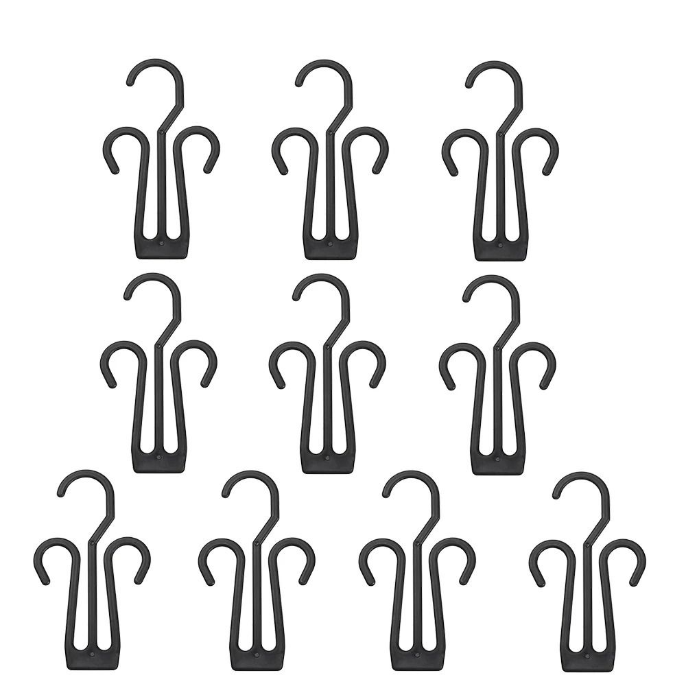 10 Pcs Lightweight Shoes Drying Hooks Plastic Shoe Display Rack Portable Shoe Rack Retail Use