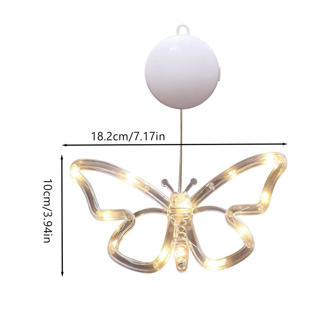 Butterfly Light Battery Powered Ornaments Butterfly Decorations For Lawn Garden Bedroom Outdoor Wall Yard Room Outside