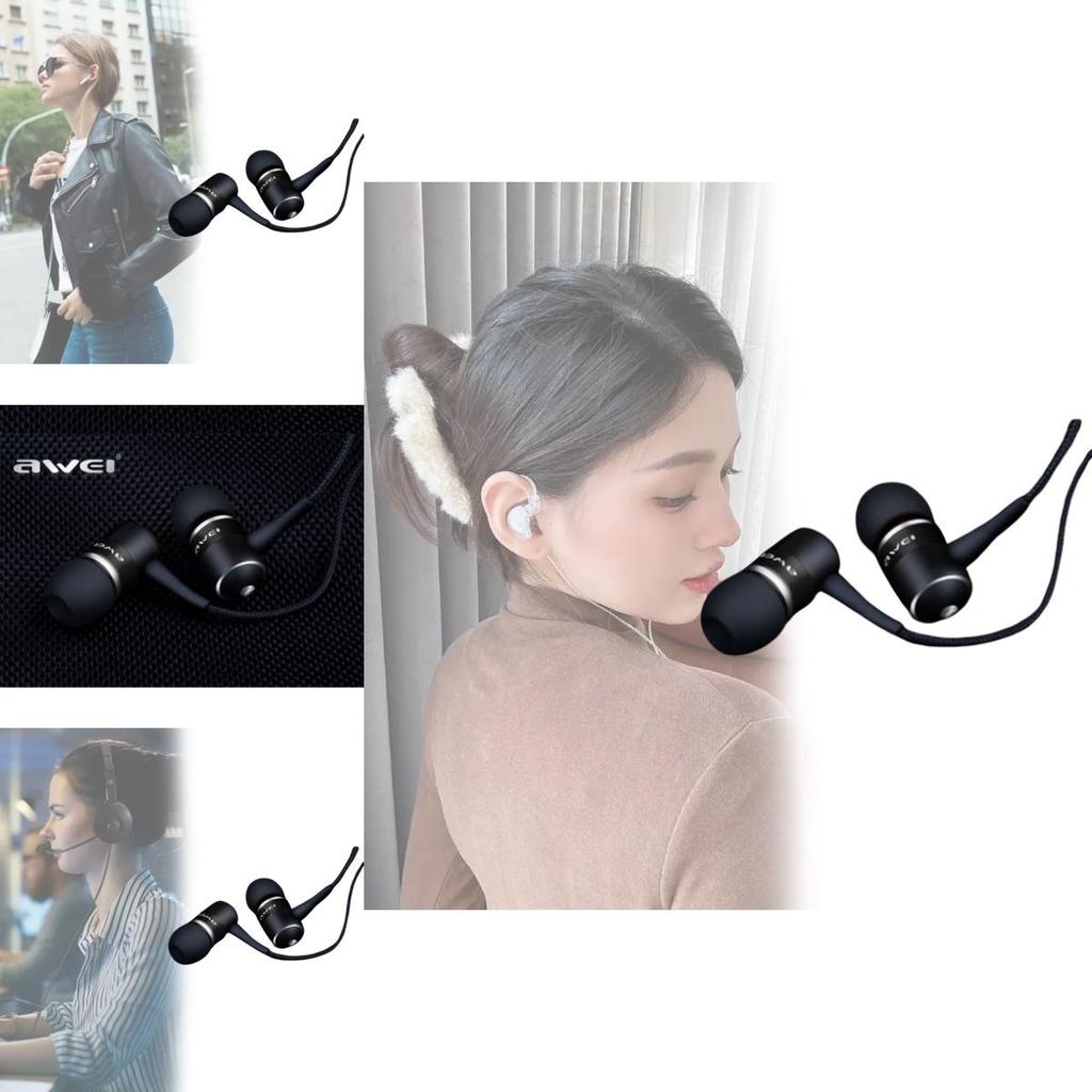 For Phones Mp3s Awei Q3 Earphone Premium Quality Super Bass Noise Isolation Headphone
