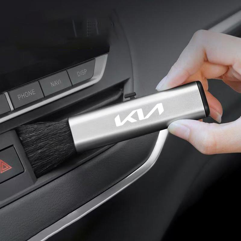 New Car Cleaning Brush Center Console Clean Tool Wash Microfiber Drying Towel For Kia KN Rio Picanto Sportage Niro Morning Ceed