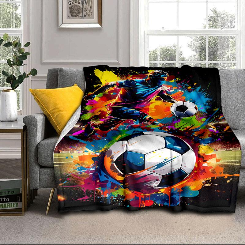 Baseball Fire Power Blanket Flannel Blanket for Bed, Sofa, Camping, Hiking, Picnic Essentials, Gift for Family Fan Gifts