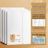 Large Capacity Test Paper Storage Bag with Transparent Insert Pages for Students