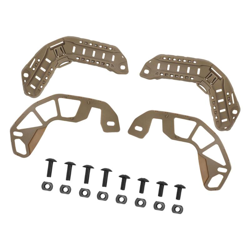 Helmet Rails Nylon 1 Pair with Mounting Screws Helmet Accessories