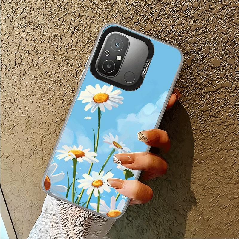 Daisy Flowers Aesthetics Shockproof Phone Case for Xiaomi Poco X7 X6 X5 X3 Pro F7 Ultra M8 Redmi 15C 15 14C 13C 12C 10C 13 12 10