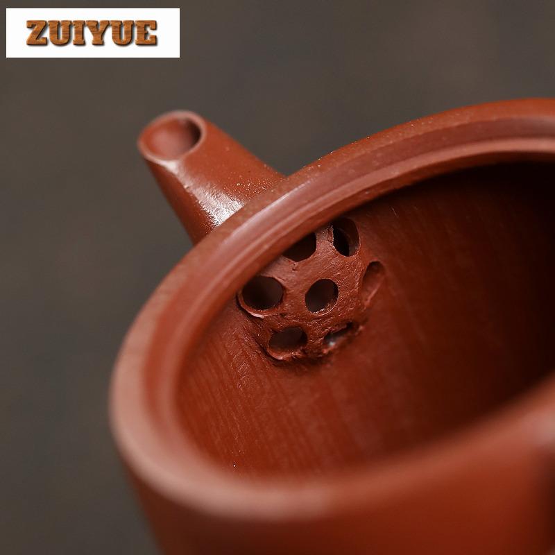 55ml Elegant Yixing Purple Clay Teapots Handmade Fingertip Pot Raw Ore Zhu Mud Tea Making Kettle Chinese Zisha Teaset Collection
