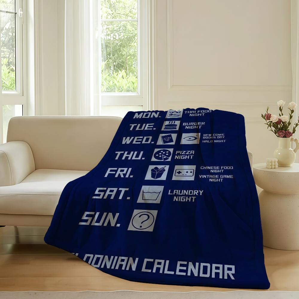 

Funny tv The Big Bang Theory Blanket For Sofa Office Bed Plane Travel Sleep Read Relax Camping Soft And Warm 30x40in