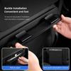 Seat Back Storage Bag Magnetic Open PU Leather Garbage Trash Bin Pocket Organizer Car Accessories Key For Tesla Model 3 Y X Coil