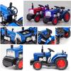 1/32 Scale Farm Tractor Car Model, Diecast Alloy Metal Vehicle with Sound and Light, Pull Back Gift Toys for Children