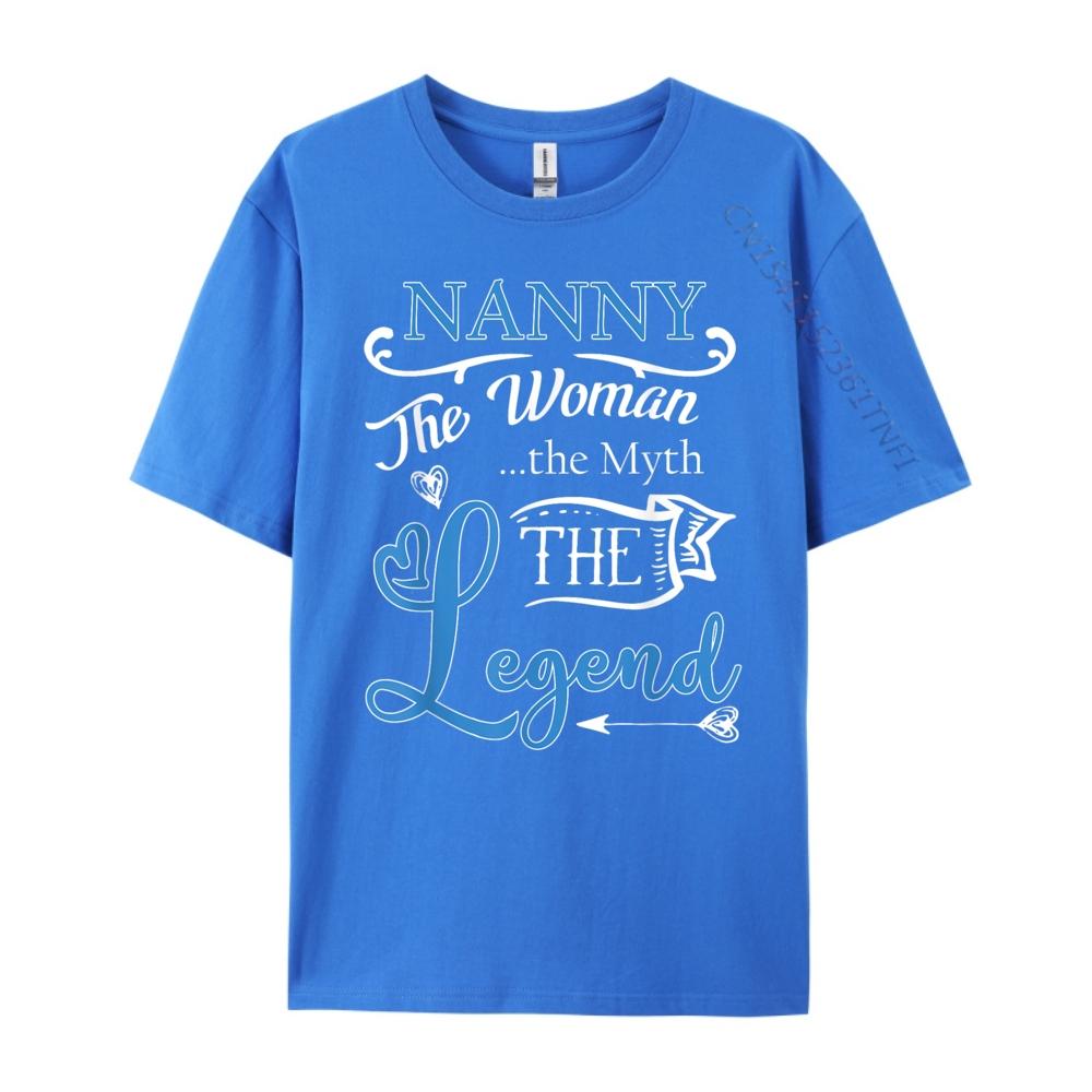 Nanny The Unisex The Myth The Legend Black Shirt Graphic Tees Female Tshirts Vintage