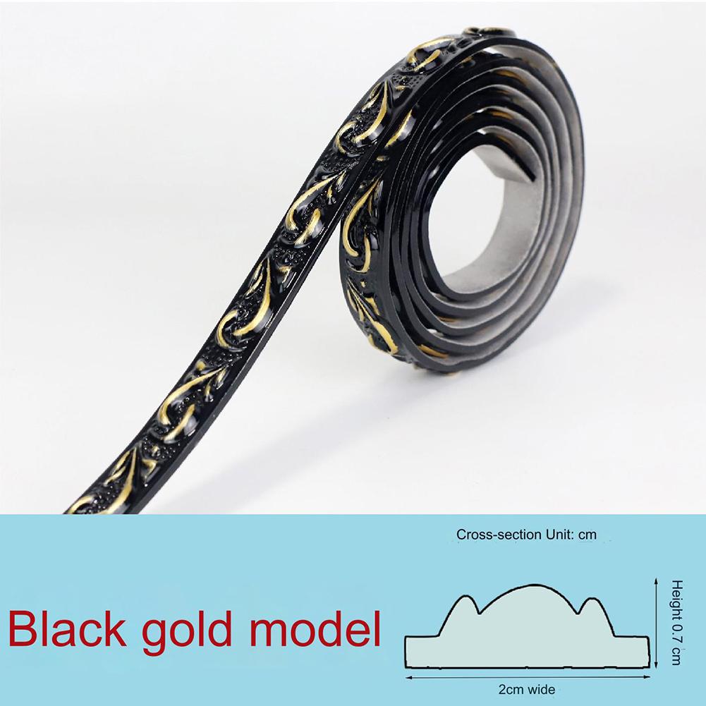 PVC Miękki Drutowy Stelaż Dekoracyjna Linia Krawędzi Ściany Samoprzylepna Listwa Wykończeniowa Rama Listwa Przypodłogowa Obrzeże Lustra Dekor Sufit Dekoracja Domu