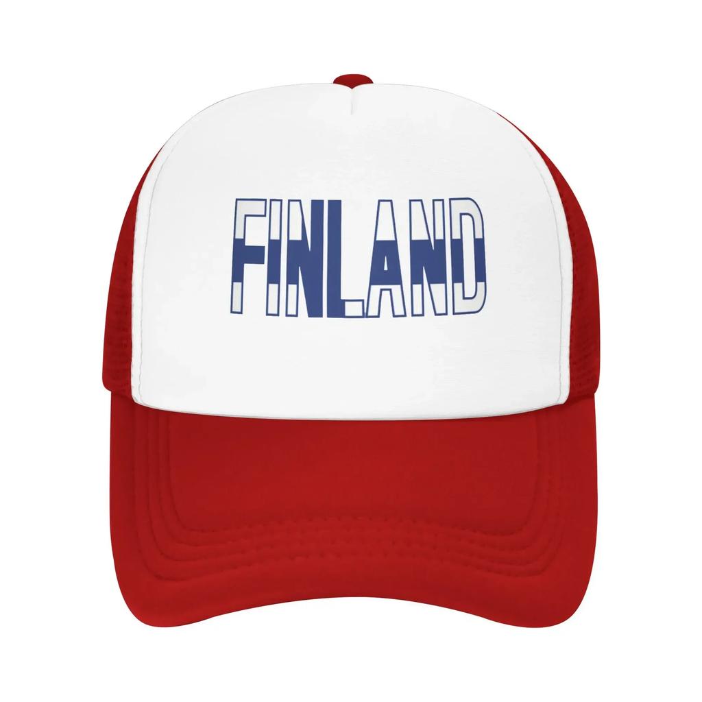 Finland Suomi Test Summer Mesh Baseball Caps For Mens  Camping Female Beach Dad Hat Hip Hop Trucker Cap