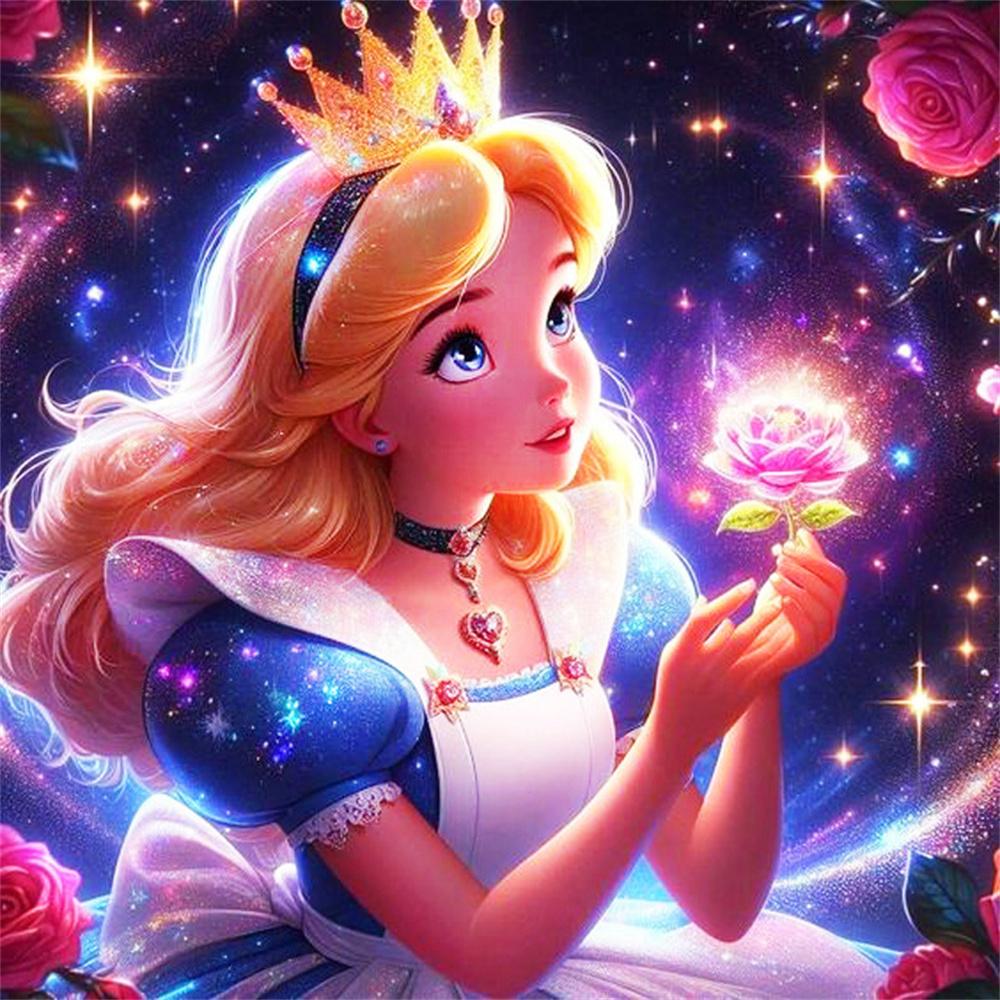 Disney Full Drill Diamond Painting Cartoon Elsa Rhinestone Pictures Embroidery Princess 5D DIY Mosaic Art Jasmine Decor for Home