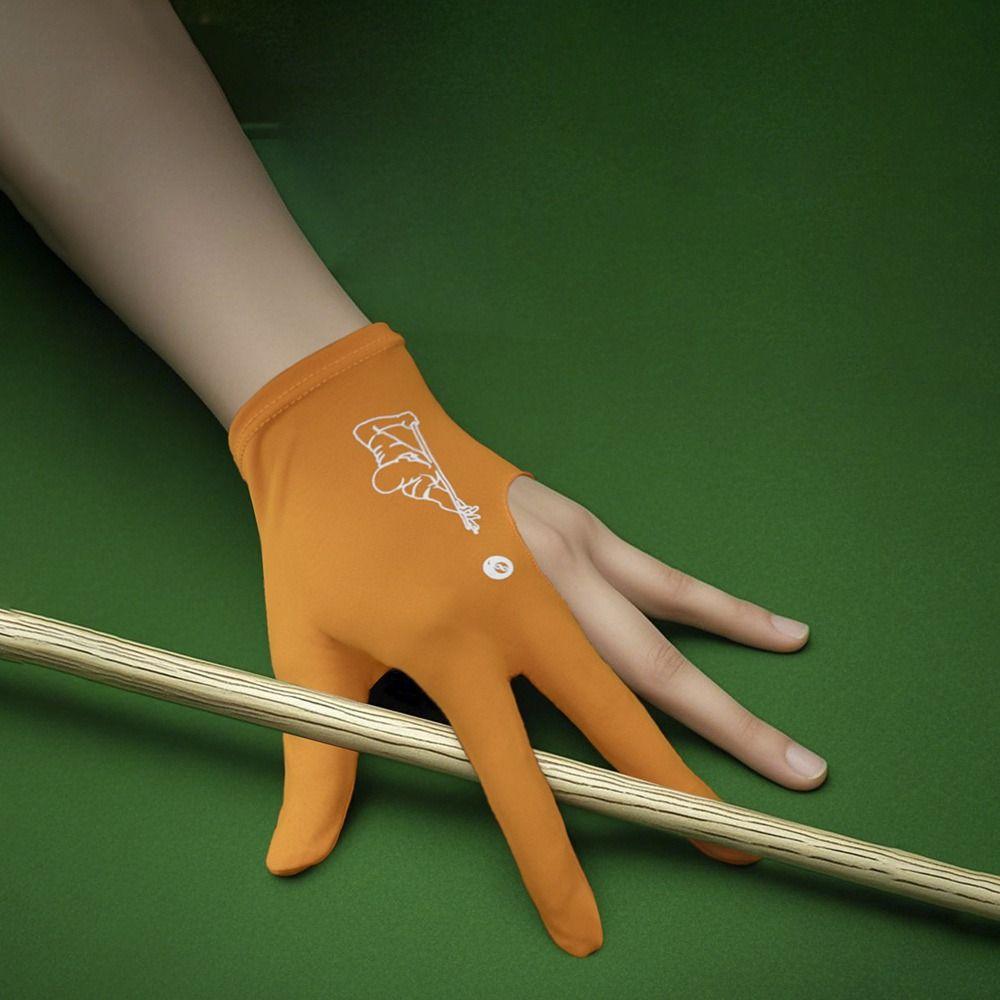 1 Stück rutschfester Billardhandschuh atmungsaktiver Snooker Billardhandschuh Billardzubehör