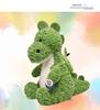 Snot Bear Dinosaur Plush Toy: Cute Avocado Backpack & Flower Brush - Children's Day Gift
