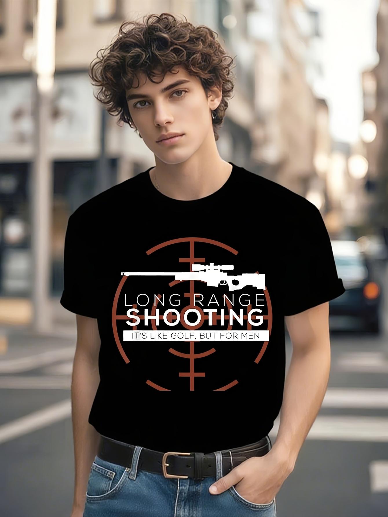 Limited Edition Vintage Long Range Shooting Tshirt - Blac... XL