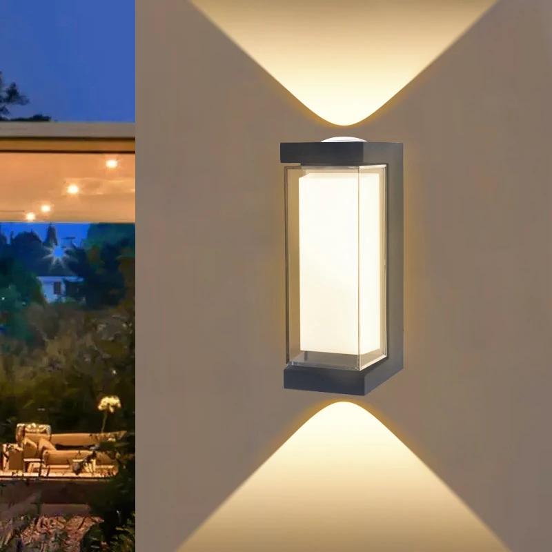 Xiaomi Nordic Aluminum Wall Lamp Modern Style indoor Wall Light IP65 Waterproof Up Down Corridor Lights for Home Stairs Bedroom Bedside