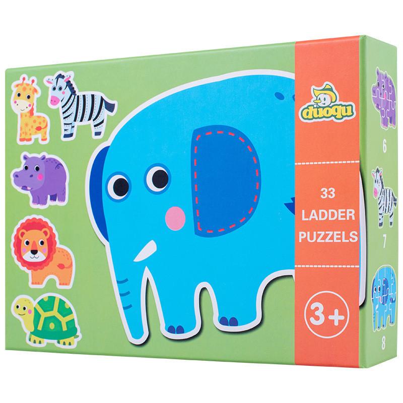 

Wooden Animal Puzzle For Kids With Educational Fun And Motor Skills Development For Early Learning Animals