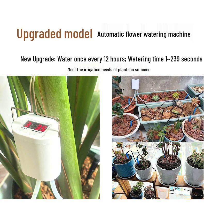 Smart Auto Flower Watering Timer for Balcony Plants