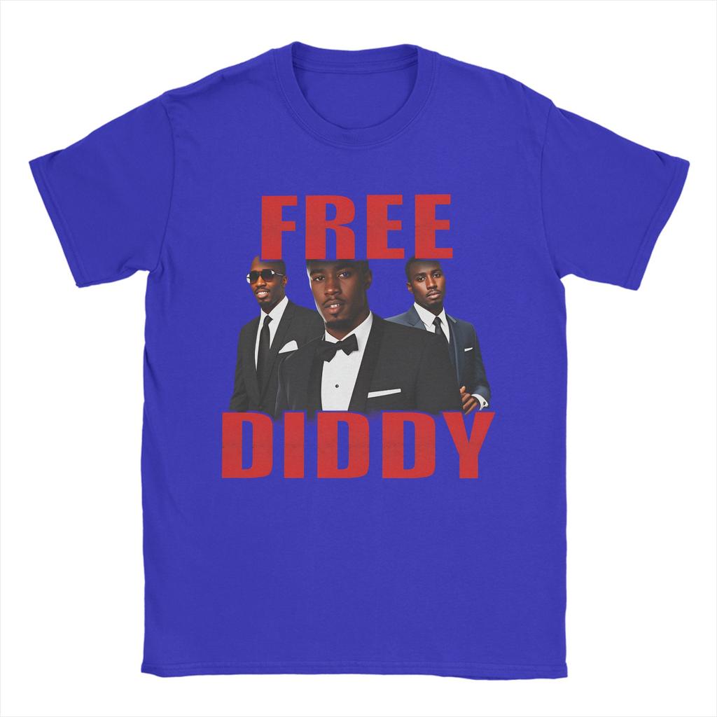 2026 T-shirt GRATUITA DIDDY Estate Moda T-shirt Uomo Cotone Girocollo Taglie Forti Abbigliamento Manica Corta Top Fantastici