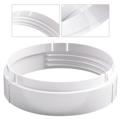 Air Conditioning Exhaust Duct Connector Circular 15cm Mobile Air Conditioning Baffle Sealing Plate with Left Right Rotation