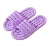 Home slippers four seasons bath leaking drag men and women soft bottom hollow non-slip couple bathroom cool slippers