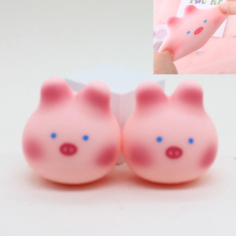 Zhao Lusi Sangzhi Same Style Sakura Pig Stress Relief Toy Plastic Material