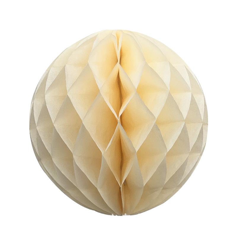 10Pcs Honeycomb Ball Wedding Room Wedding Column Background Decoration New House Decoration Honeycomb Ball Background 10CM грязно-белый